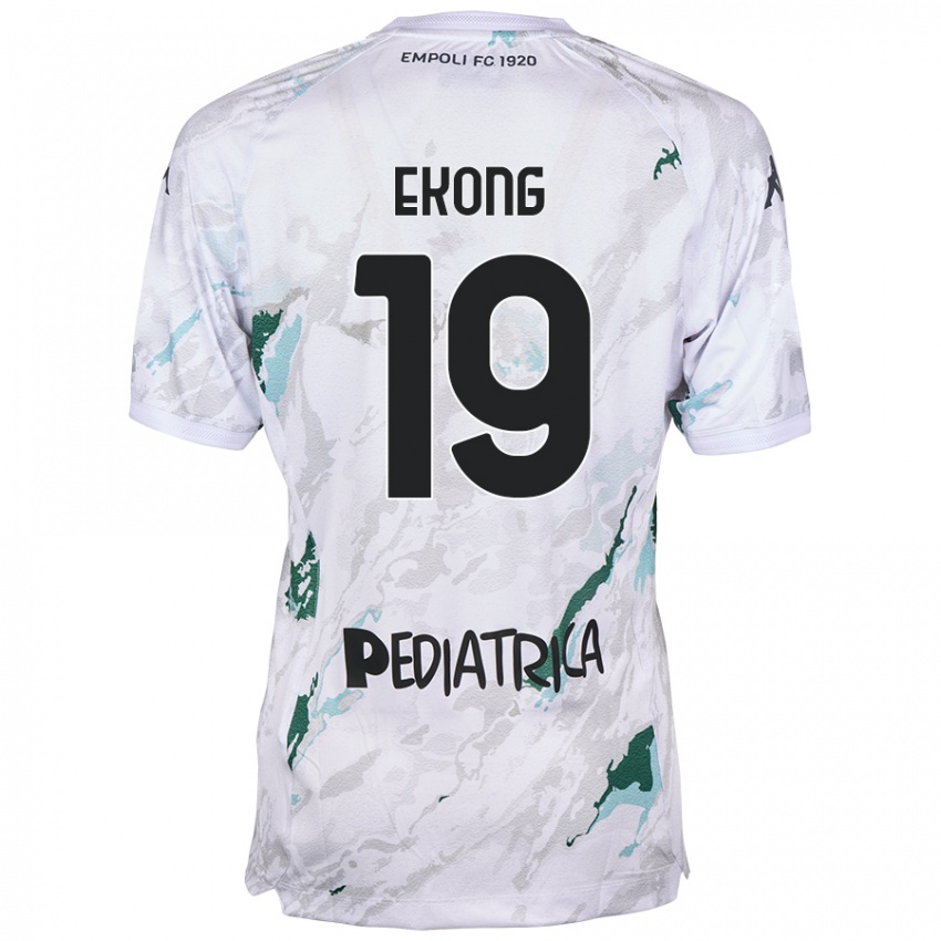 Damen Emmanuel Ekong #19 Grau Auswärtstrikot Trikot 2024/25 T-Shirt Österreich