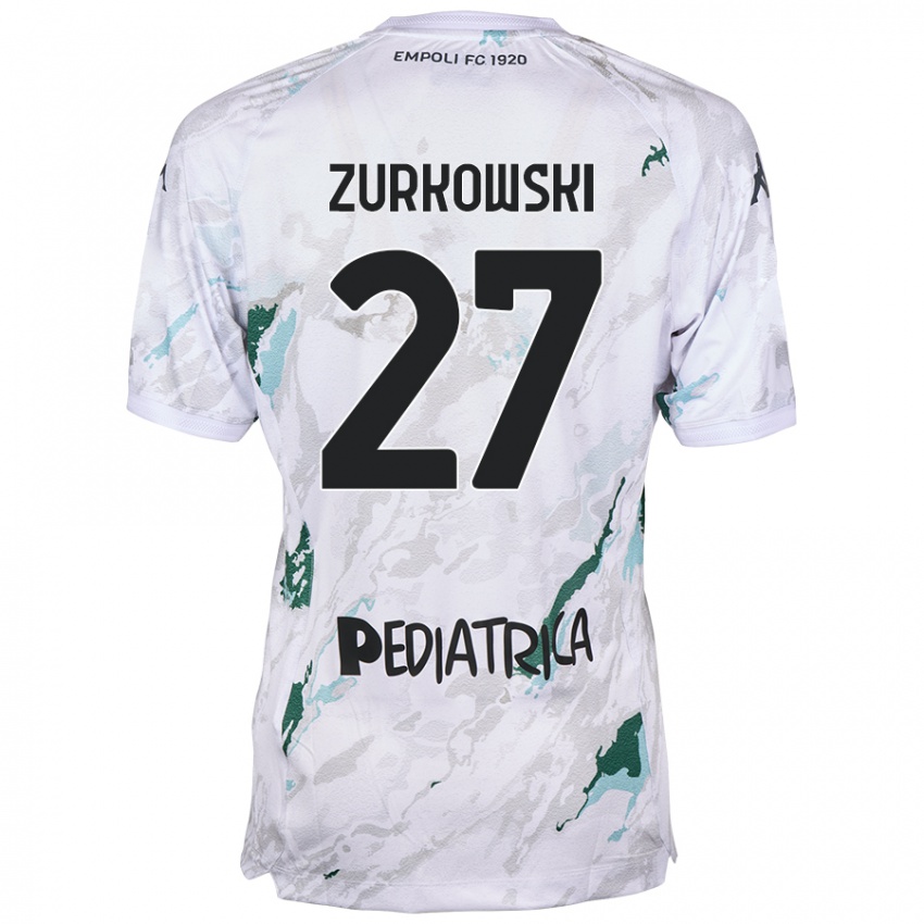 Damen Szymon Żurkowski #27 Grau Auswärtstrikot Trikot 2024/25 T-Shirt Österreich