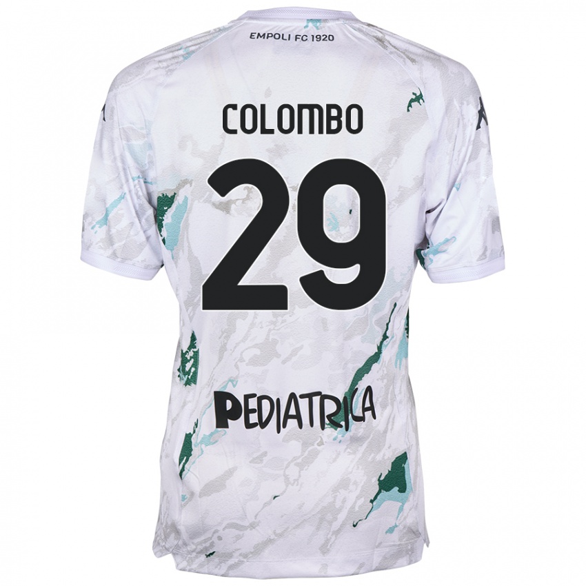 Damen Lorenzo Colombo #29 Grau Auswärtstrikot Trikot 2024/25 T-Shirt Österreich