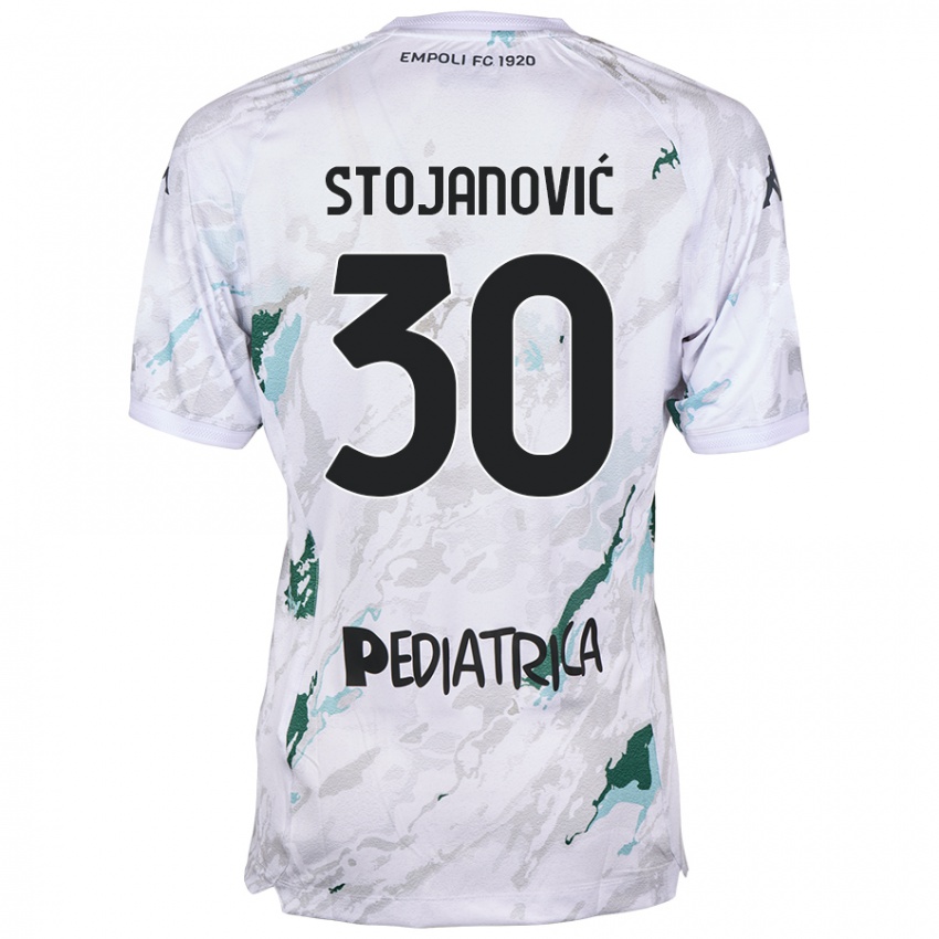 Damen Petar Stojanović #30 Grau Auswärtstrikot Trikot 2024/25 T-Shirt Österreich