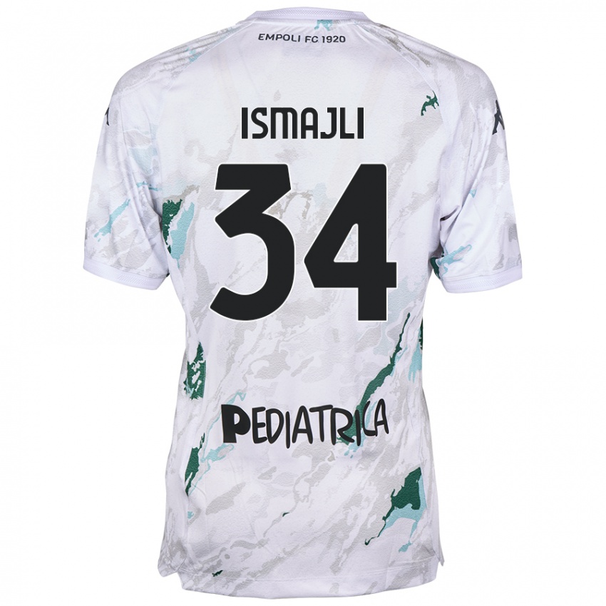 Damen Ardian Ismajli #34 Grau Auswärtstrikot Trikot 2024/25 T-Shirt Österreich