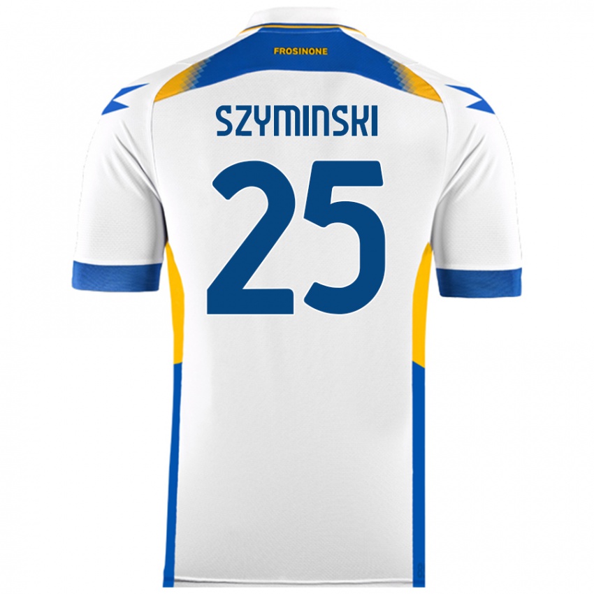 Damen Przemyslaw Szyminski #25 Weiß Auswärtstrikot Trikot 2024/25 T-Shirt Österreich