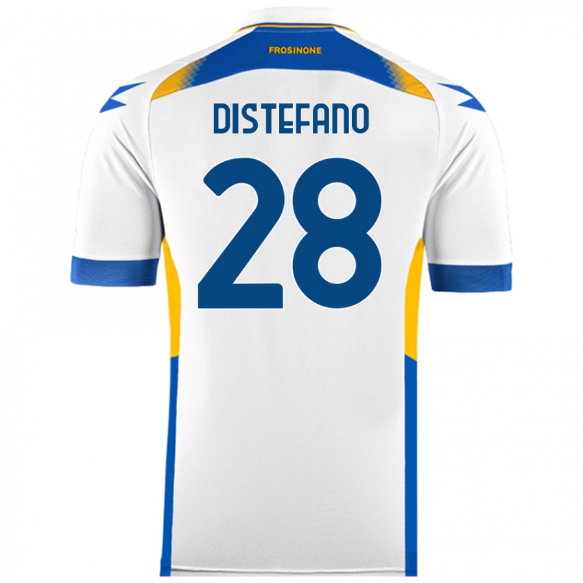 Damen Filippo Distefano #28 Weiß Auswärtstrikot Trikot 2024/25 T-Shirt Österreich