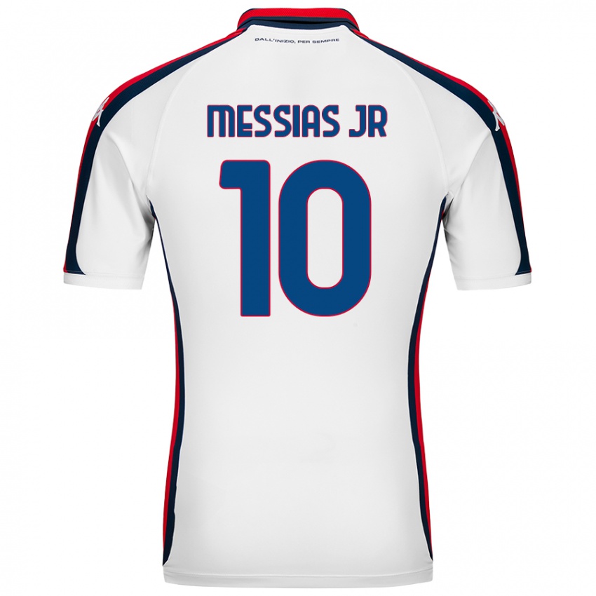 Damen Junior Messias #10 Weiß Auswärtstrikot Trikot 2024/25 T-Shirt Österreich