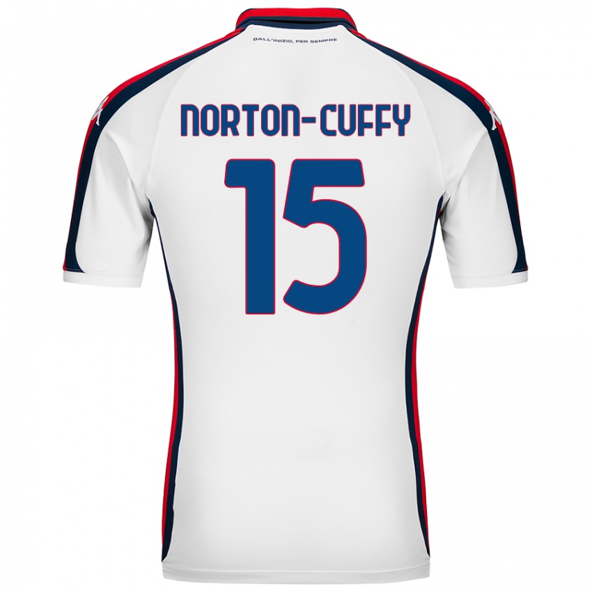 Damen Brooke Norton-Cuffy #15 Weiß Auswärtstrikot Trikot 2024/25 T-Shirt Österreich