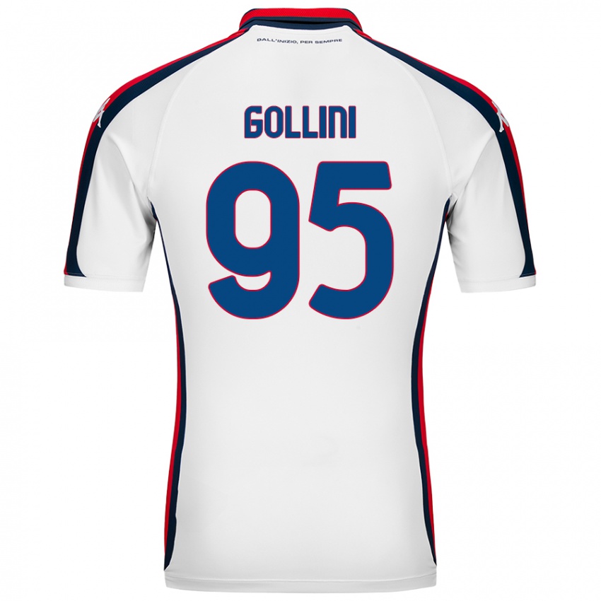 Damen Pierluigi Gollini #95 Weiß Auswärtstrikot Trikot 2024/25 T-Shirt Österreich