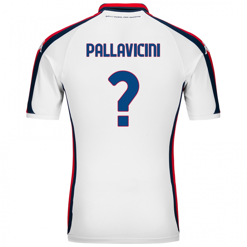 Damen Matteo Pallavicini #0 Weiß Auswärtstrikot Trikot 2024/25 T-Shirt Österreich