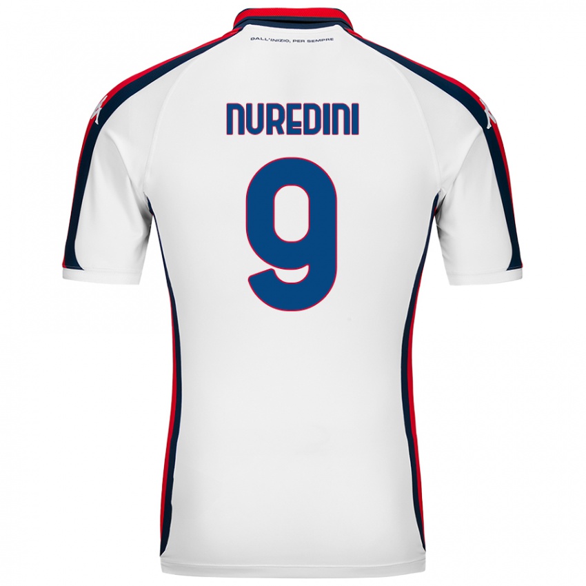 Damen Joi Nuredini #9 Weiß Auswärtstrikot Trikot 2024/25 T-Shirt Österreich