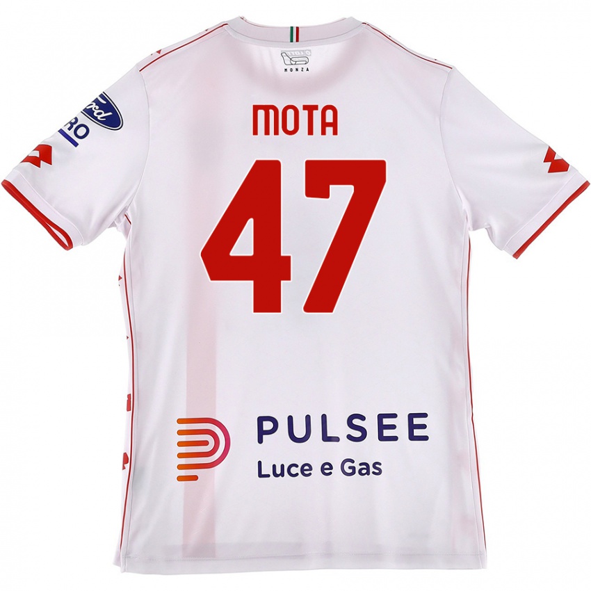 Damen Dany Mota #47 Weiß Rot Auswärtstrikot Trikot 2024/25 T-Shirt Österreich