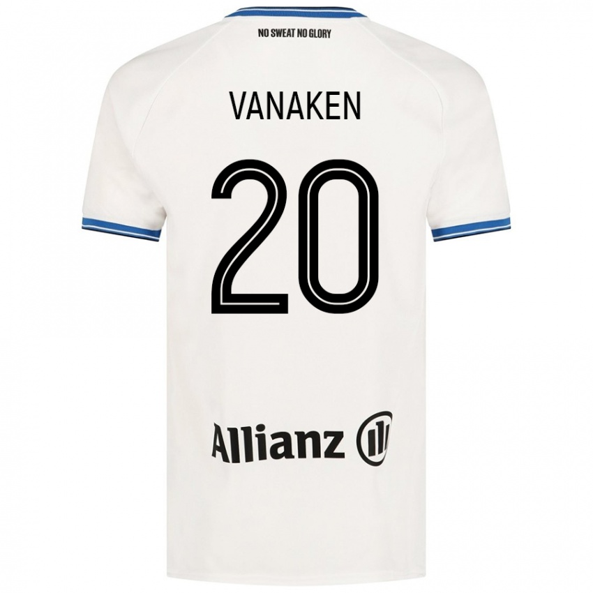 Damen Hans Vanaken #20 Weiß Auswärtstrikot Trikot 2024/25 T-Shirt Österreich