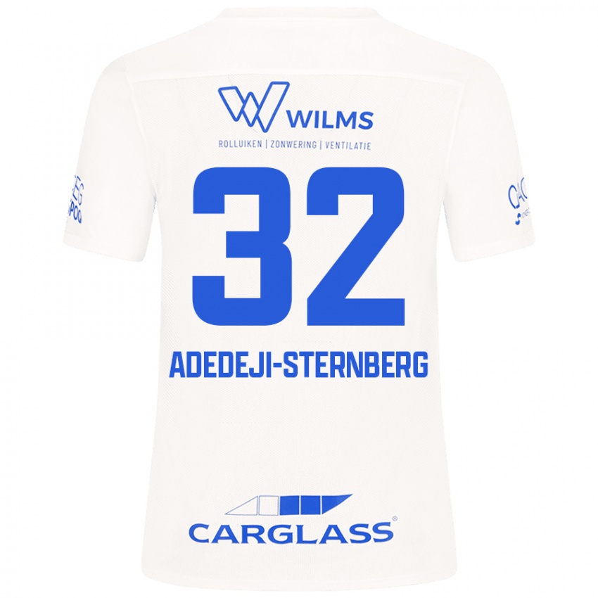 Damen Noah Adedeji-Sternberg #32 Weiß Auswärtstrikot Trikot 2024/25 T-Shirt Österreich