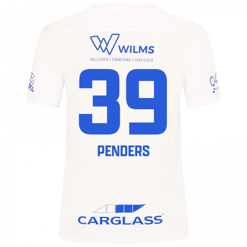 Damen Mike Penders #39 Weiß Auswärtstrikot Trikot 2024/25 T-Shirt Österreich