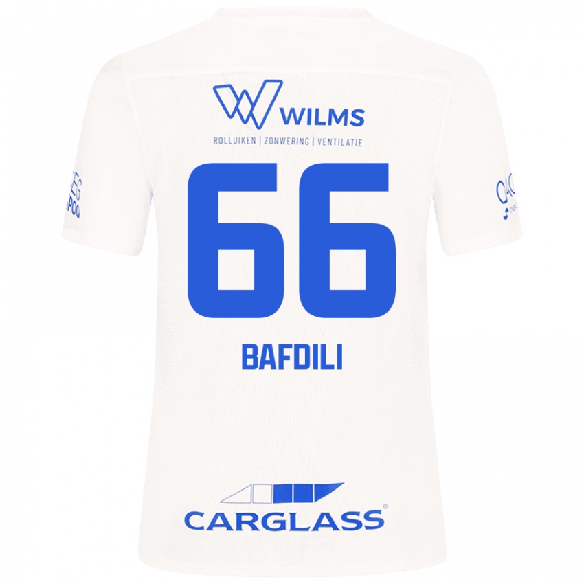 Damen Zaïd Bafdili #66 Weiß Auswärtstrikot Trikot 2024/25 T-Shirt Österreich