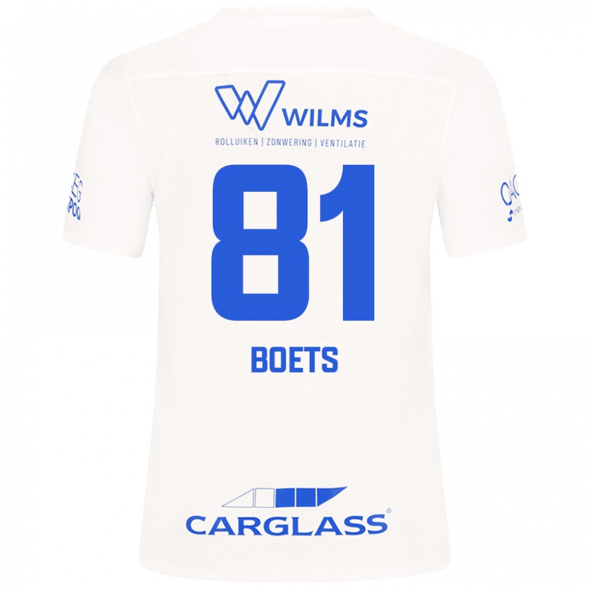 Damen Keo Boets #81 Weiß Auswärtstrikot Trikot 2024/25 T-Shirt Österreich