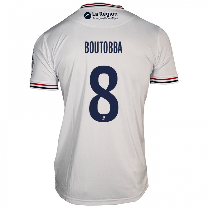 Damen Bilal Boutobba #8 Weiß Auswärtstrikot Trikot 2024/25 T-Shirt Österreich