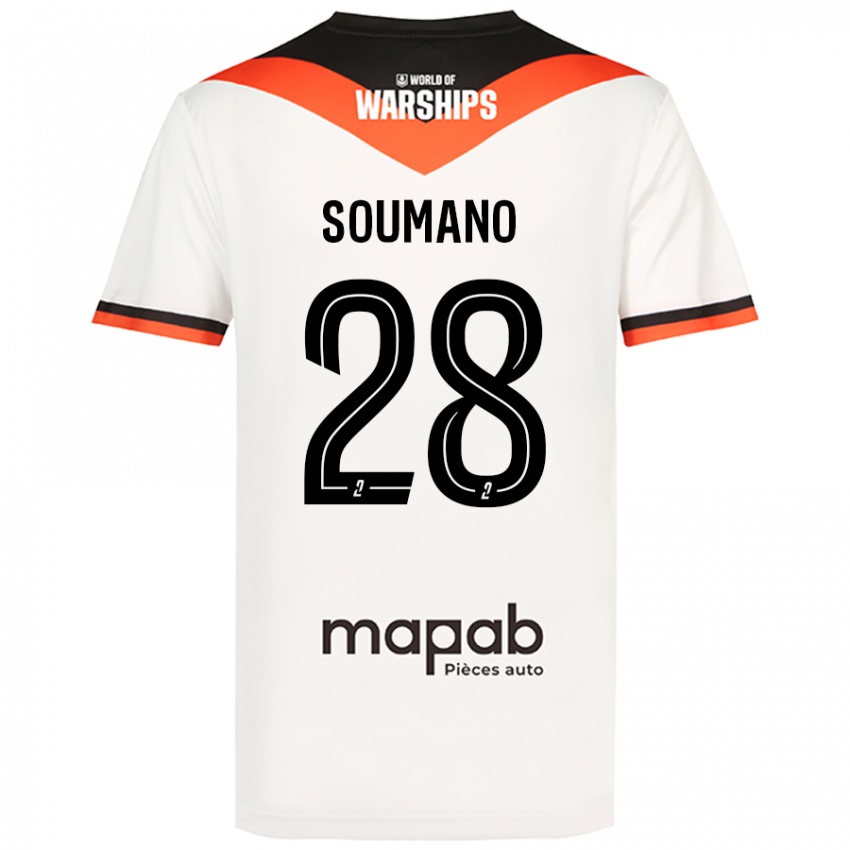 Damen Sambou Soumano #28 Weiß Auswärtstrikot Trikot 2024/25 T-Shirt Österreich