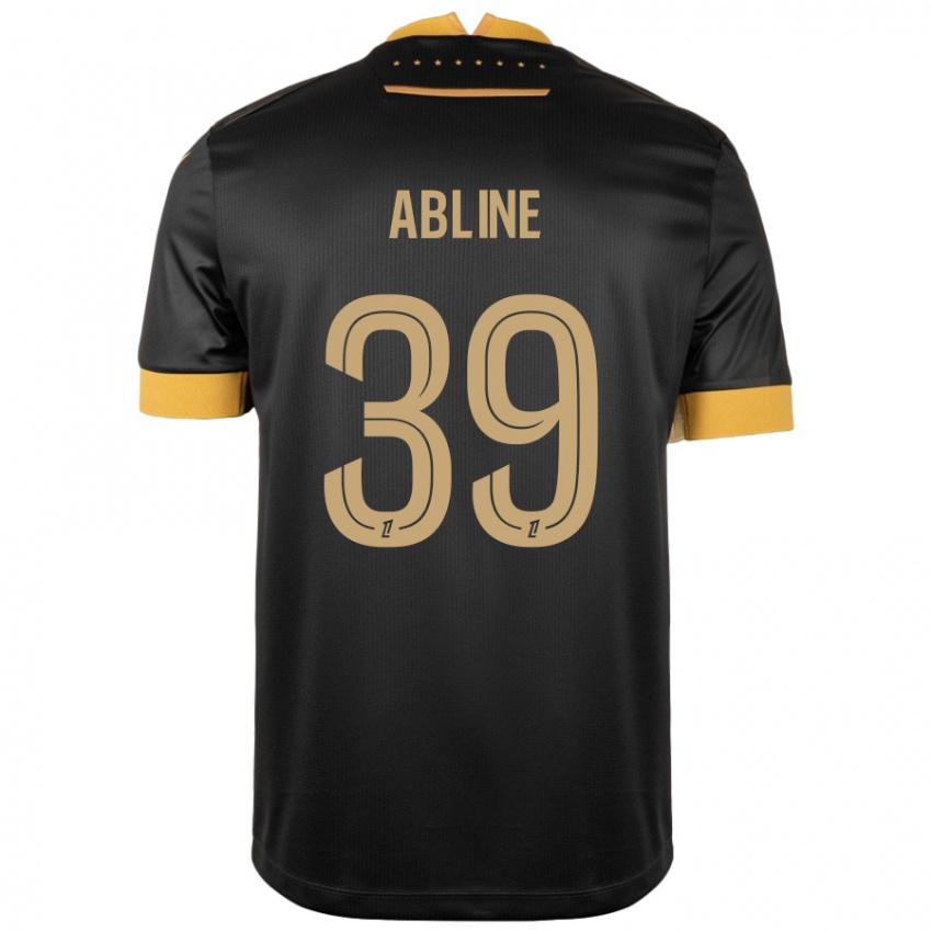 Damen Matthis Abline #39 Schwarz Braun Auswärtstrikot Trikot 2024/25 T-Shirt Österreich