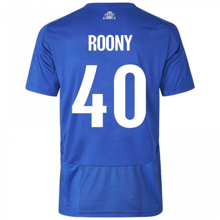 Damen Roony Bardghji #40 Weiß Blau Auswärtstrikot Trikot 2024/25 T-Shirt Österreich