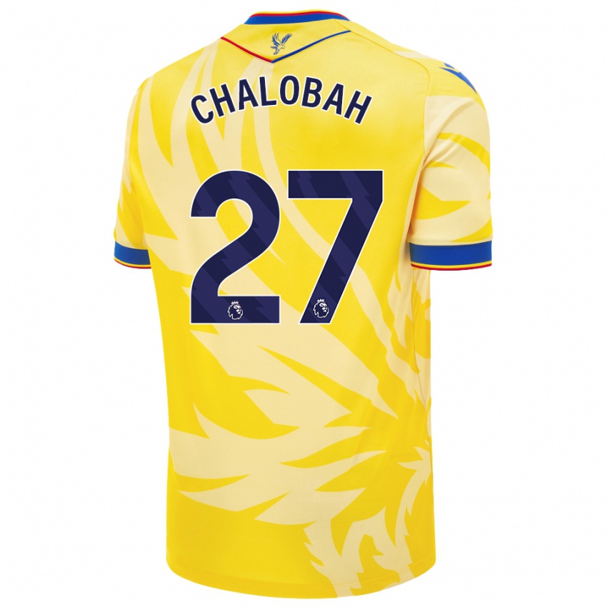 Kinder Trevoh Chalobah #27 Gelb Auswärtstrikot Trikot 2024/25 T-Shirt Österreich