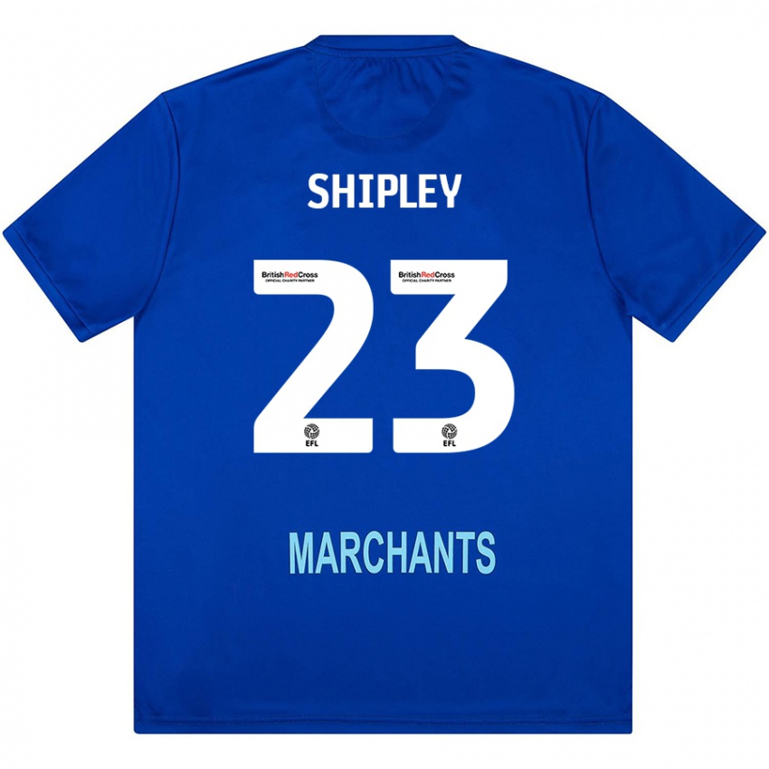 Kinder Lewis Shipley #23 Grün Auswärtstrikot Trikot 2024/25 T-Shirt Österreich