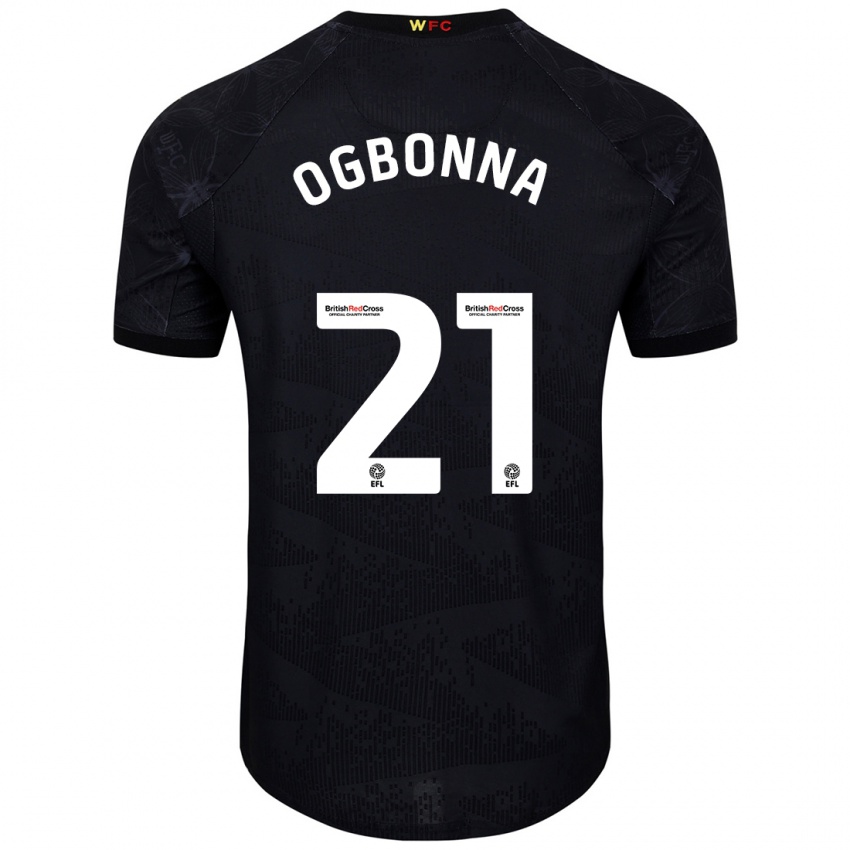 Herren Angelo Ogbonna #21 Schwarz Weiß Auswärtstrikot Trikot 2024/25 T-Shirt Österreich