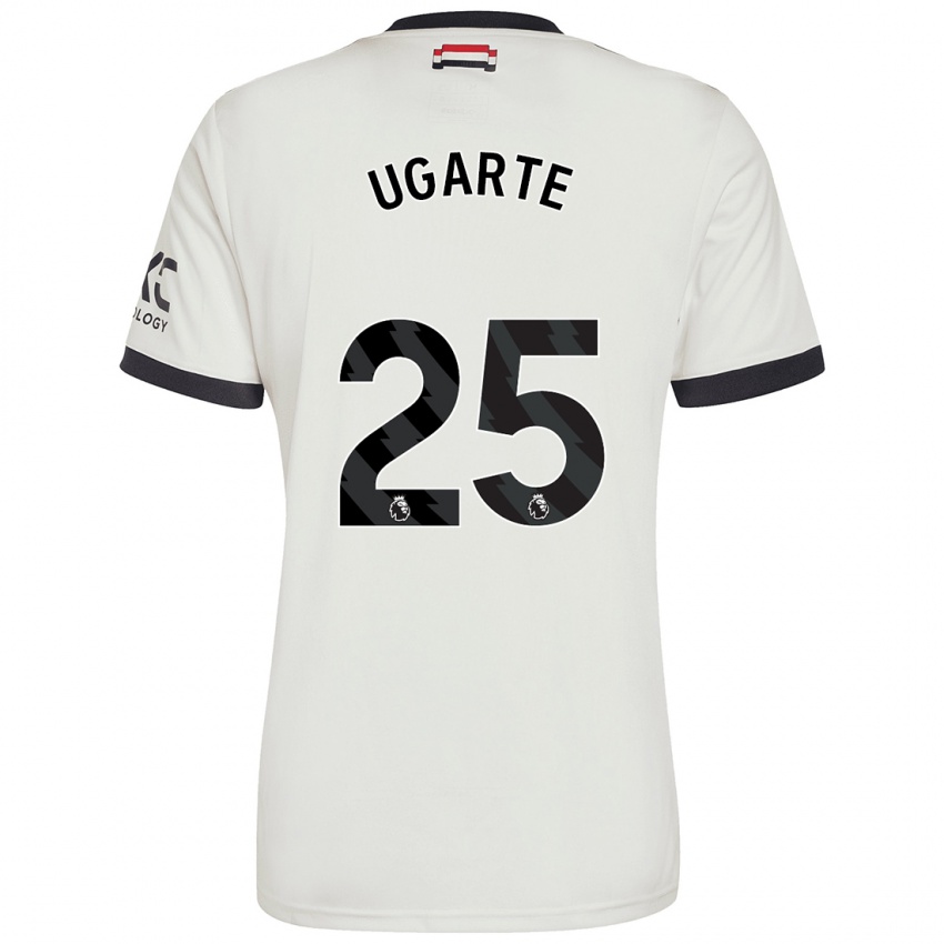 Damen Manuel Ugarte #25 Cremeweiß Ausweichtrikot Trikot 2024/25 T-Shirt Österreich