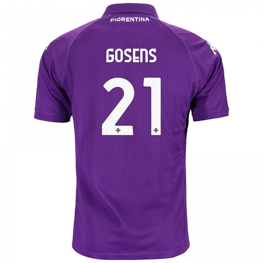 Damen Robin Gosens #21 Violett Heimtrikot Trikot 2024/25 T-Shirt Österreich