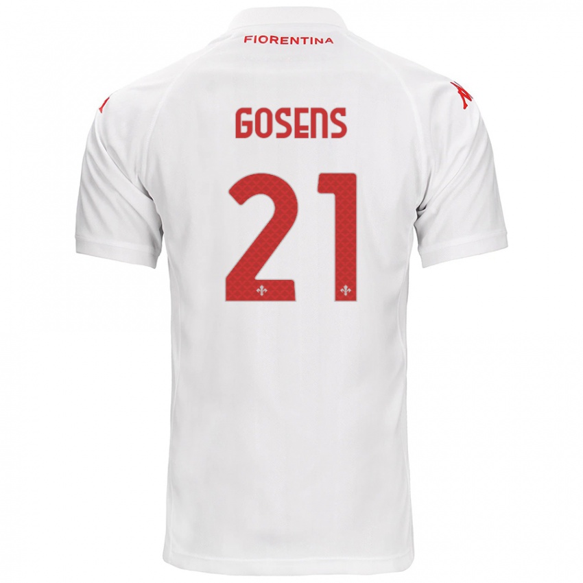 Damen Robin Gosens #21 Weiß Auswärtstrikot Trikot 2024/25 T-Shirt Österreich